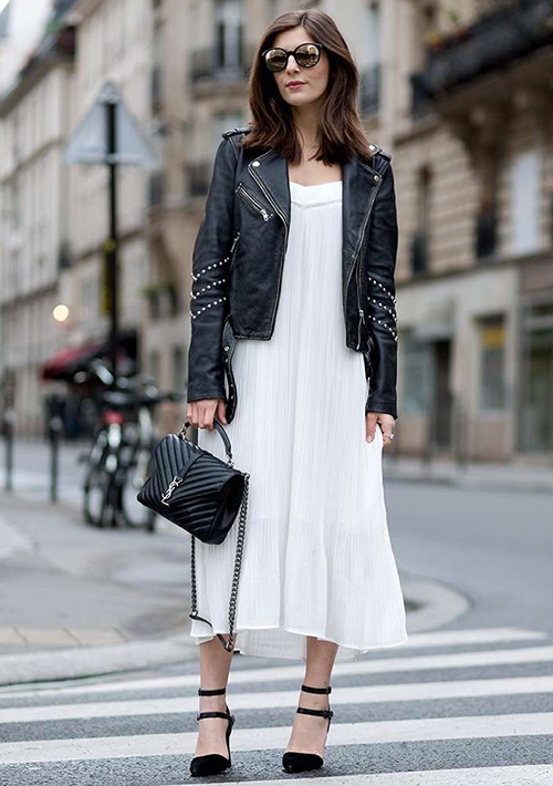 combinar chaqueta de cuero negra mujer combinar chaqueta de cuero negra mujer
