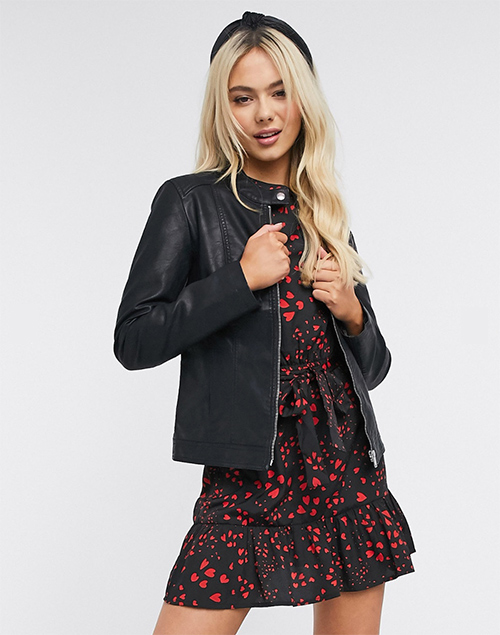 look cazadora cuero negra look cazadora cuero negra