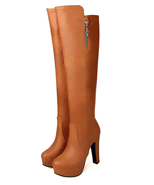 botas altas mujer amazon
