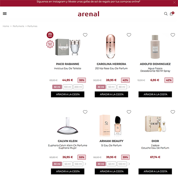 colonias baratas de marca