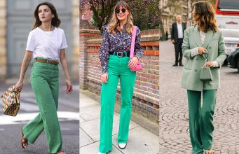 combinar unos pantalones verdes mujer