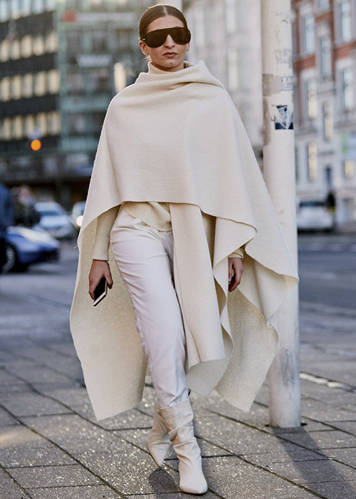 capas blancas mujer