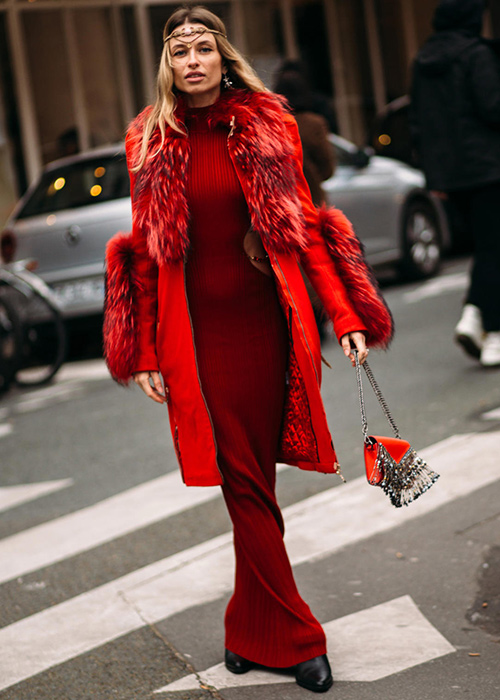 como combinar el rojo en ropa