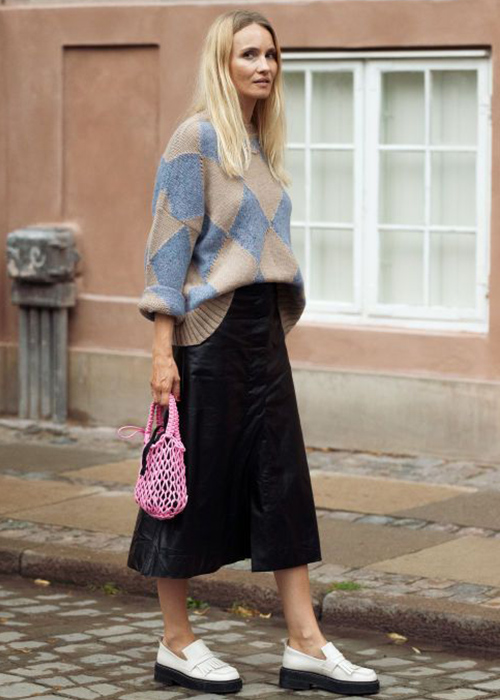 combinar falda midi invierno combinar falda midi invierno