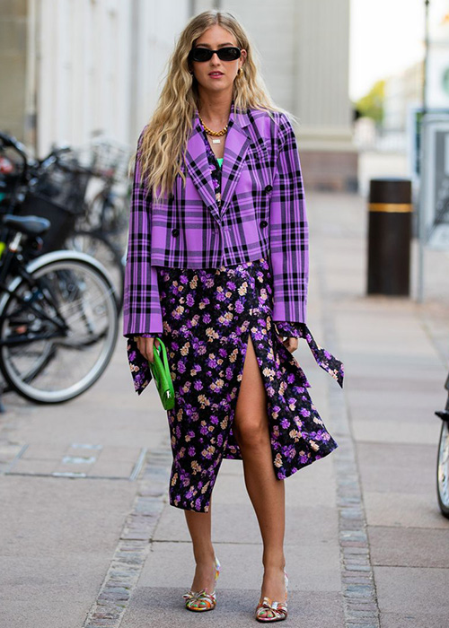 falda flores zara