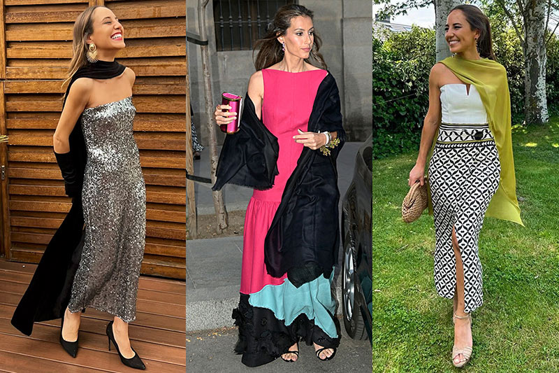 llevar pashmina en una boda