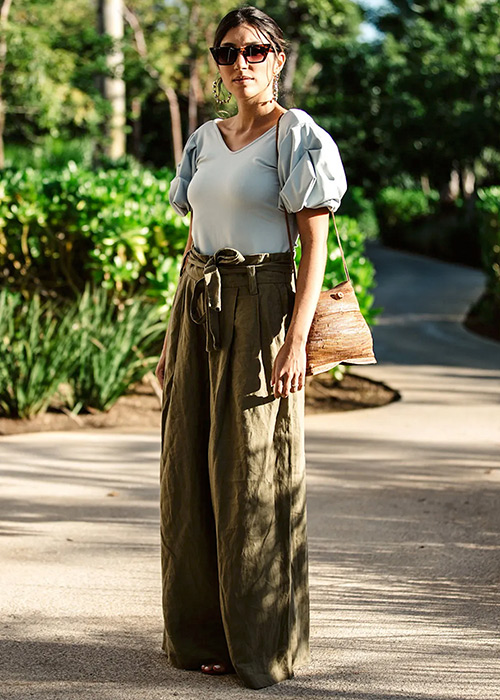 pantalones de hilo verano