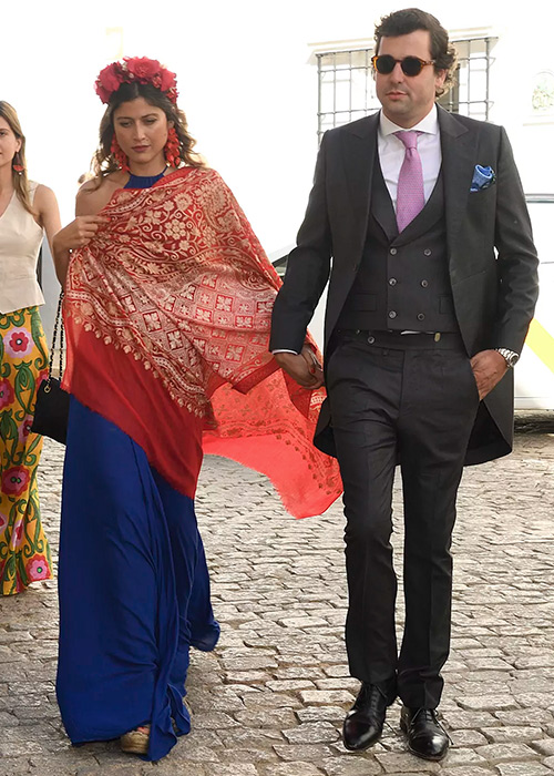 pashmina estampada boda