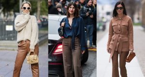 Cómo combinar unos pantalones marrones de mujer como combinar pantalones marrones mujer