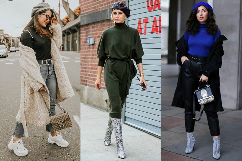 como llevar una boina de mujer