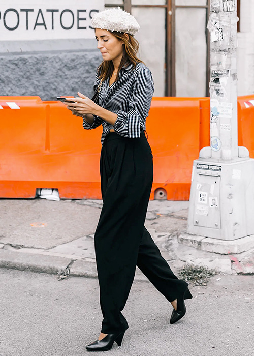 look con boina a la última