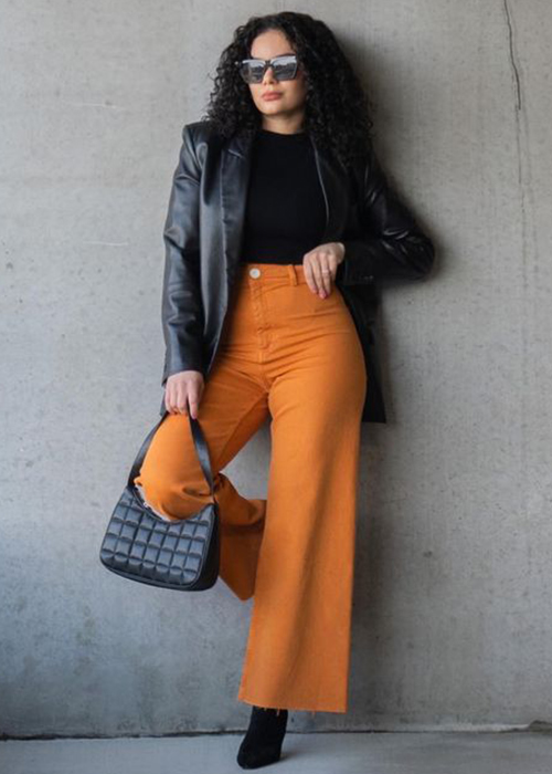 que colores combinan con naranja ropa