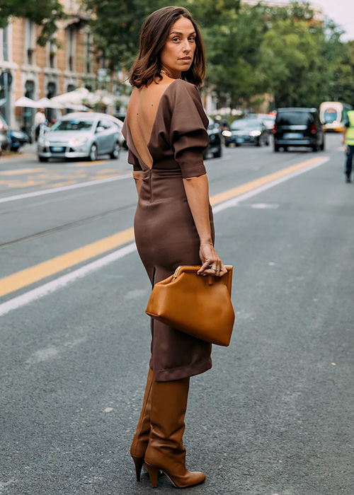 vestido de fiesta marrón vestido de fiesta marrón