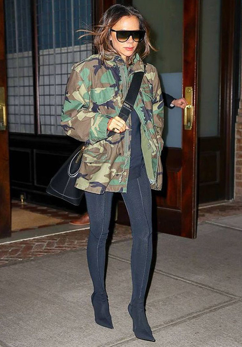 look chaqueta verde mujer