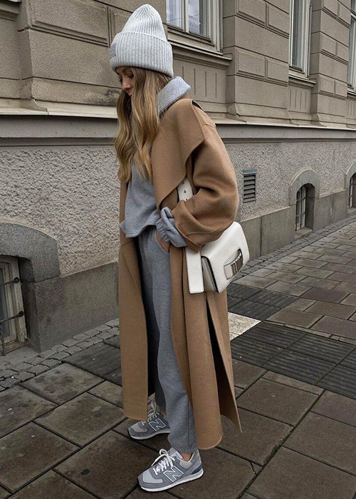 look sneakers grises