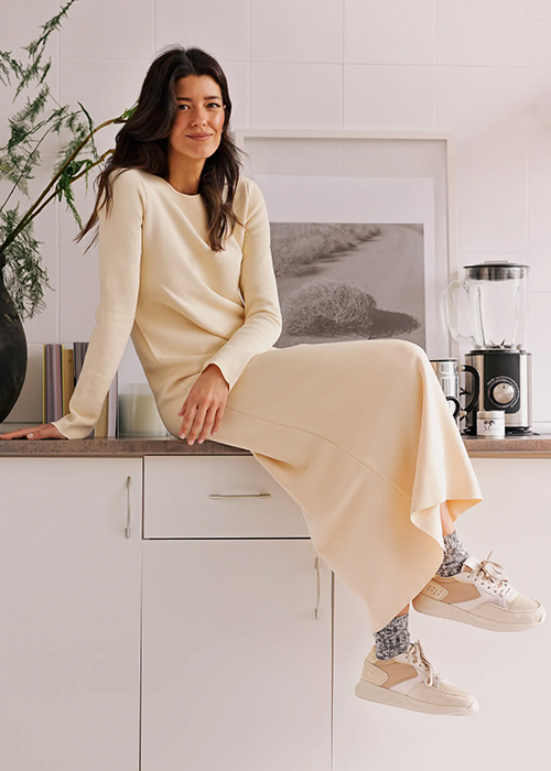 look zapatillas beige mujer