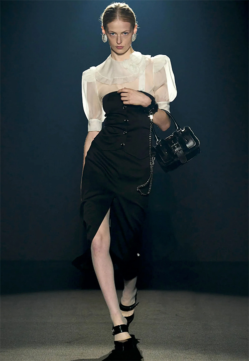 vestido transparencias