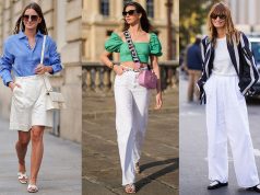 combinar pantalones blancos en verano