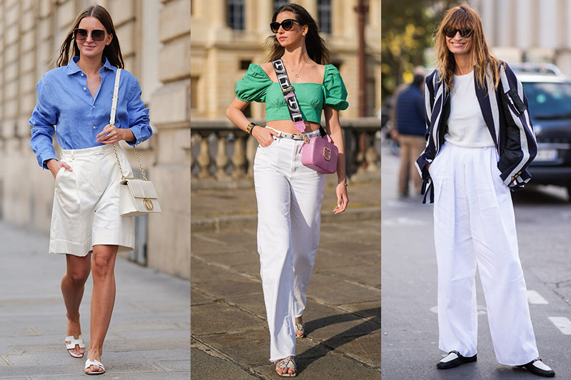 combinar pantalones blancos en verano combinar pantalones blancos en verano