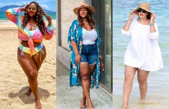 vestir para ir a la playa curvy