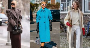 Cómo combinar unos guantes de piel para ir a la última looks elegantes invierno con guantes de piel