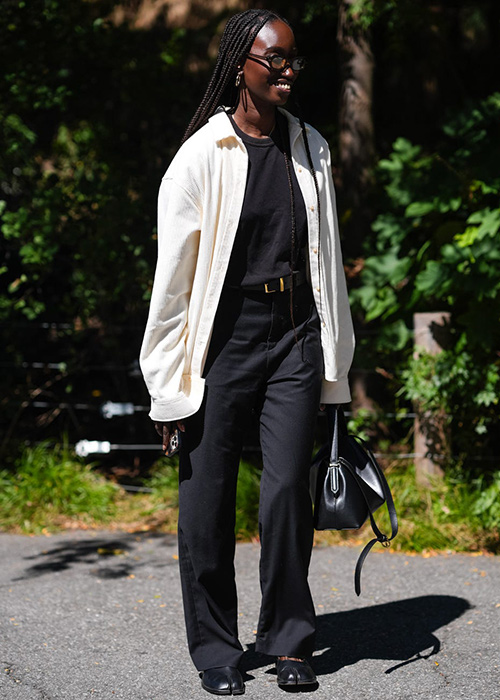 look vaqueros negros Zara