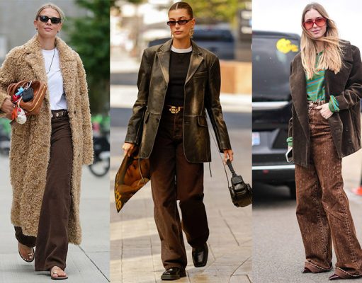 vaqueros marrones mujer tendencias