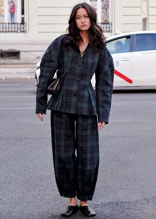 pantalones balloon Mango