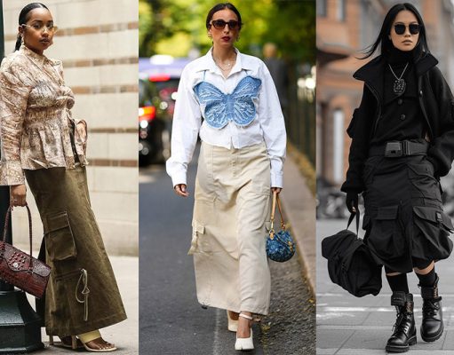 outfits urbanos con falda cargo