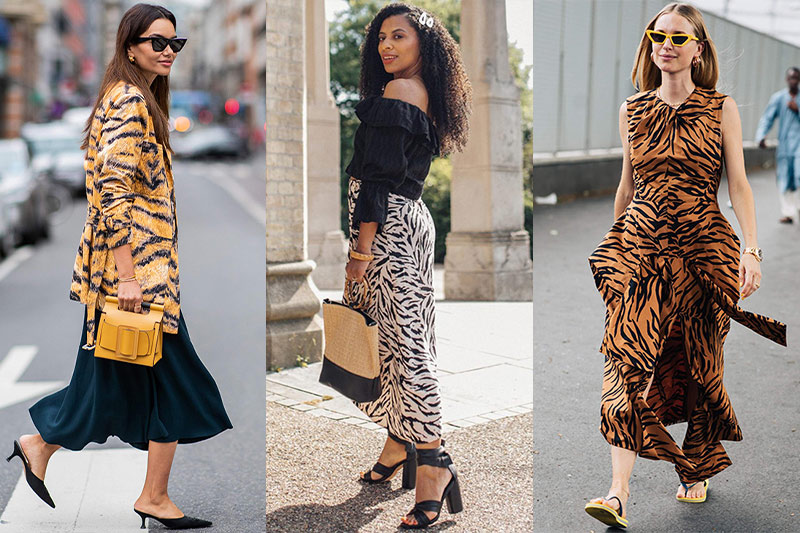 estampado tigre elegante