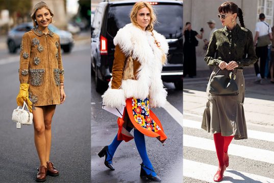 Cómo combinar medias de colores sin recargar el look ideas de looks con medias de colores