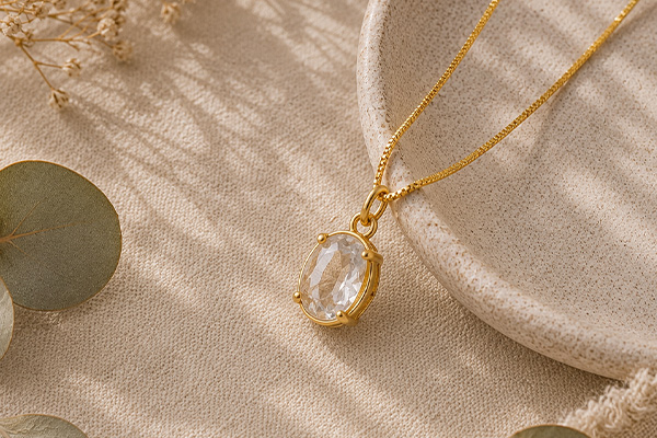 joyería artesanal con piedras naturales