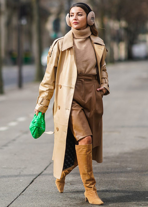 orejeras de pelo sintético